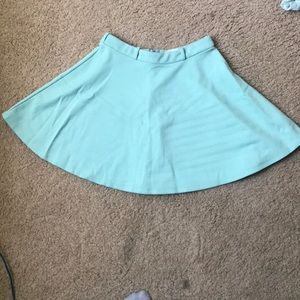 Mint green skirt
